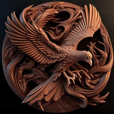 3D model phoenix (STL)